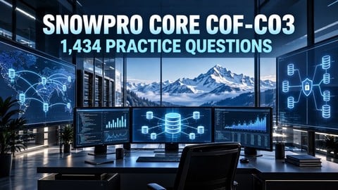 SnowPro Core COF-C03: 1,434 Practice Questions